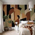 Modern Forms, Black Mural Wallpaper - room preview 03