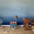 Gradient, Blue Mural Wallpaper - room preview 03