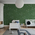 Soccer, Green Mural Wallpaper - room preview 03