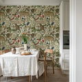 Animal Specials, Beige Mural Wallpaper - room preview 03