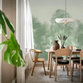 Misty Grove, Green Mural Wallpaper - room preview 03