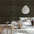 Rib Wood, Horizontal Oak Mural Wallpaper - room preview 03