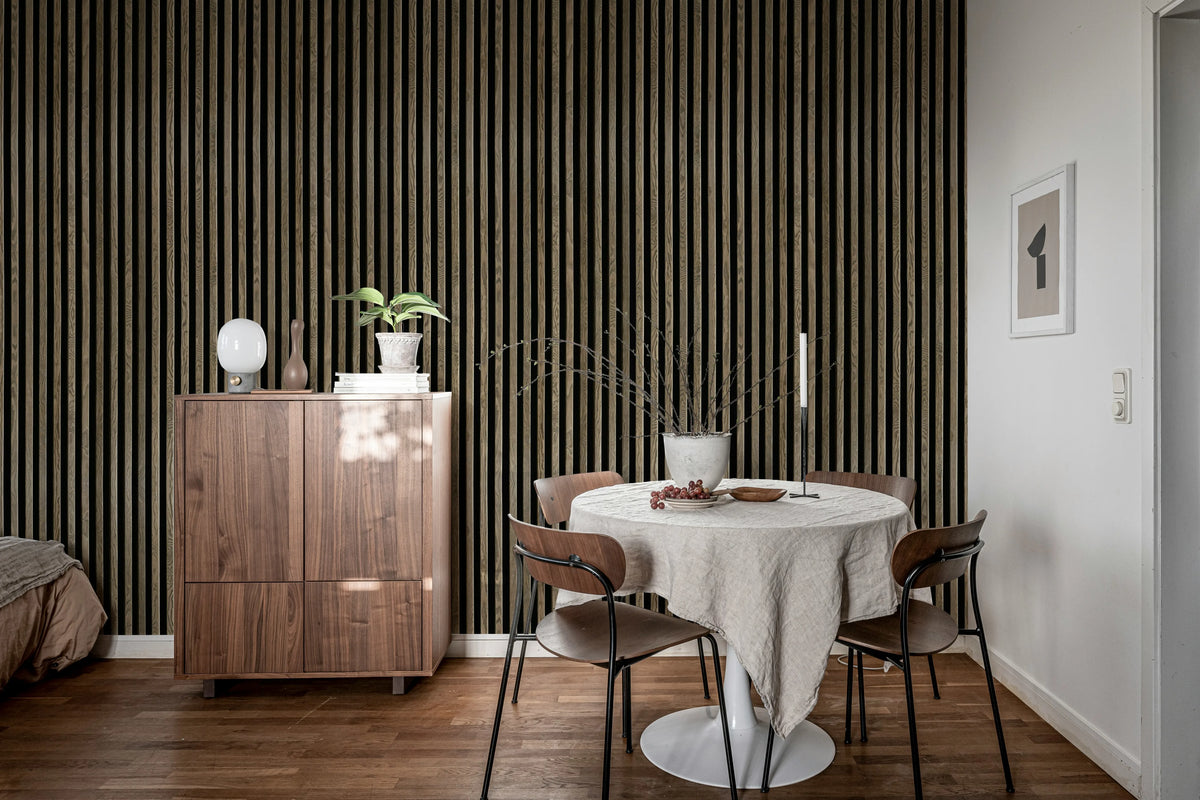 Rib Wood, Oak Mural Wallpaper - room preview 03