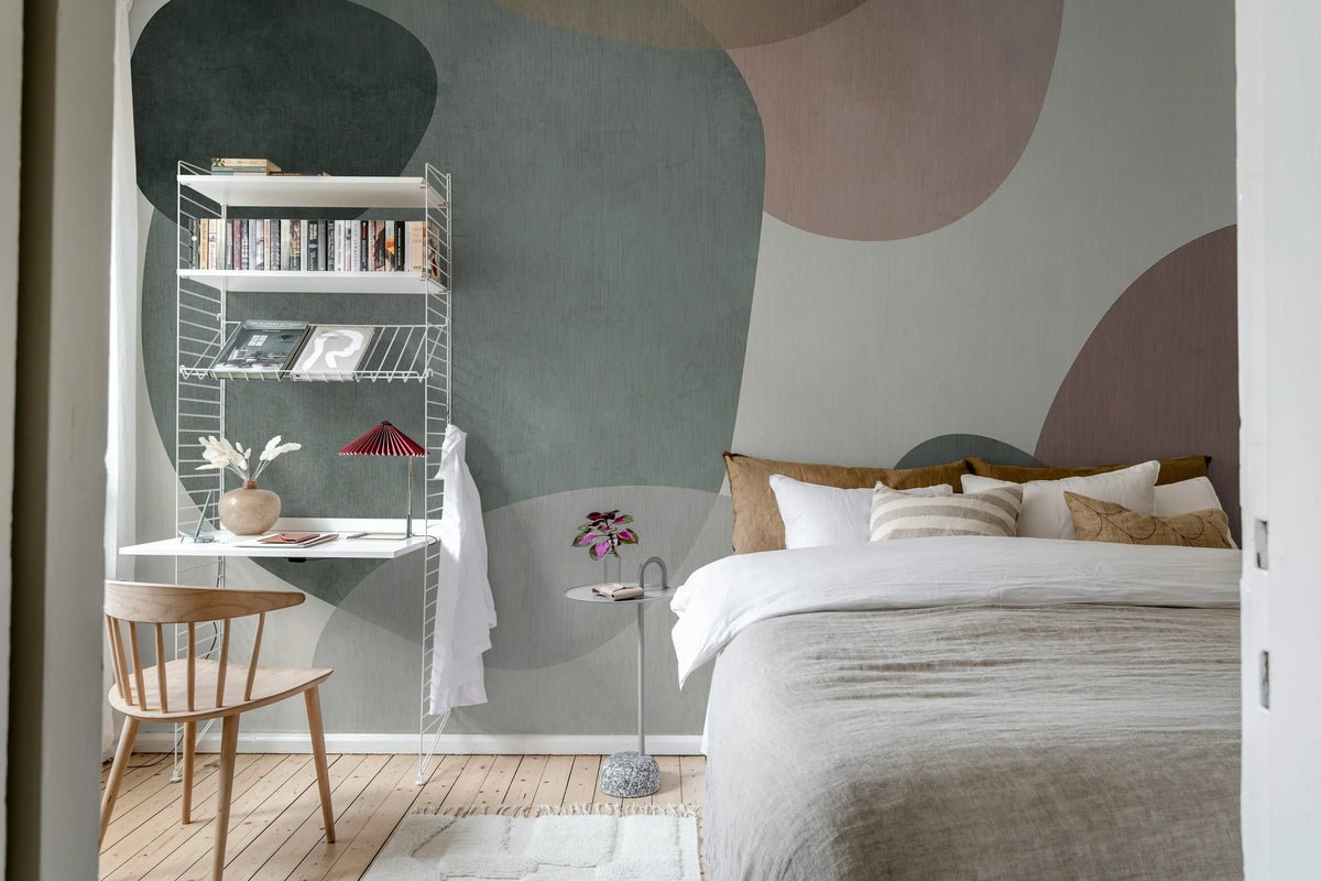 Art Petals, Pink Mural Wallpaper - room preview 03