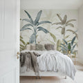 Serene Tropics, Sage Mural Wallpaper - room preview 03