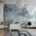 Silent Woods, Frost Mural Wallpaper - room preview 03