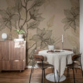 Giant Flora, Sand Mural Wallpaper - room preview 03
