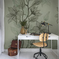 Giant Flora, Moss Mural Wallpaper - room preview 03