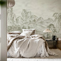 Timeless Pines, Gray Mural Wallpaper - room preview 03