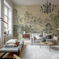 Timeless Pines, Beige Mural Wallpaper - room preview 03