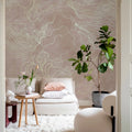 Opulence Storm, Pink Mural Wallpaper - room preview 03