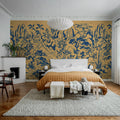 Ink Horizon, Yellow Mural Wallpaper - room preview 03