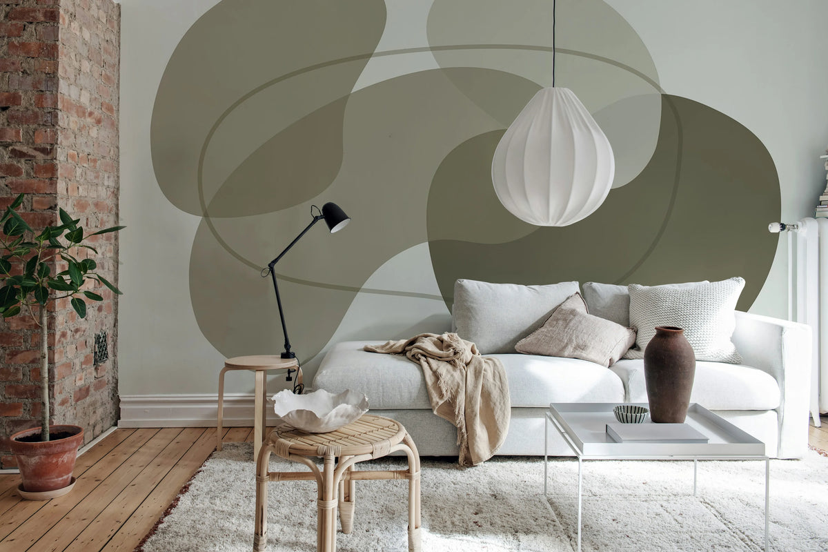 Petal Passion, Beige Mural Wallpaper - room preview 03