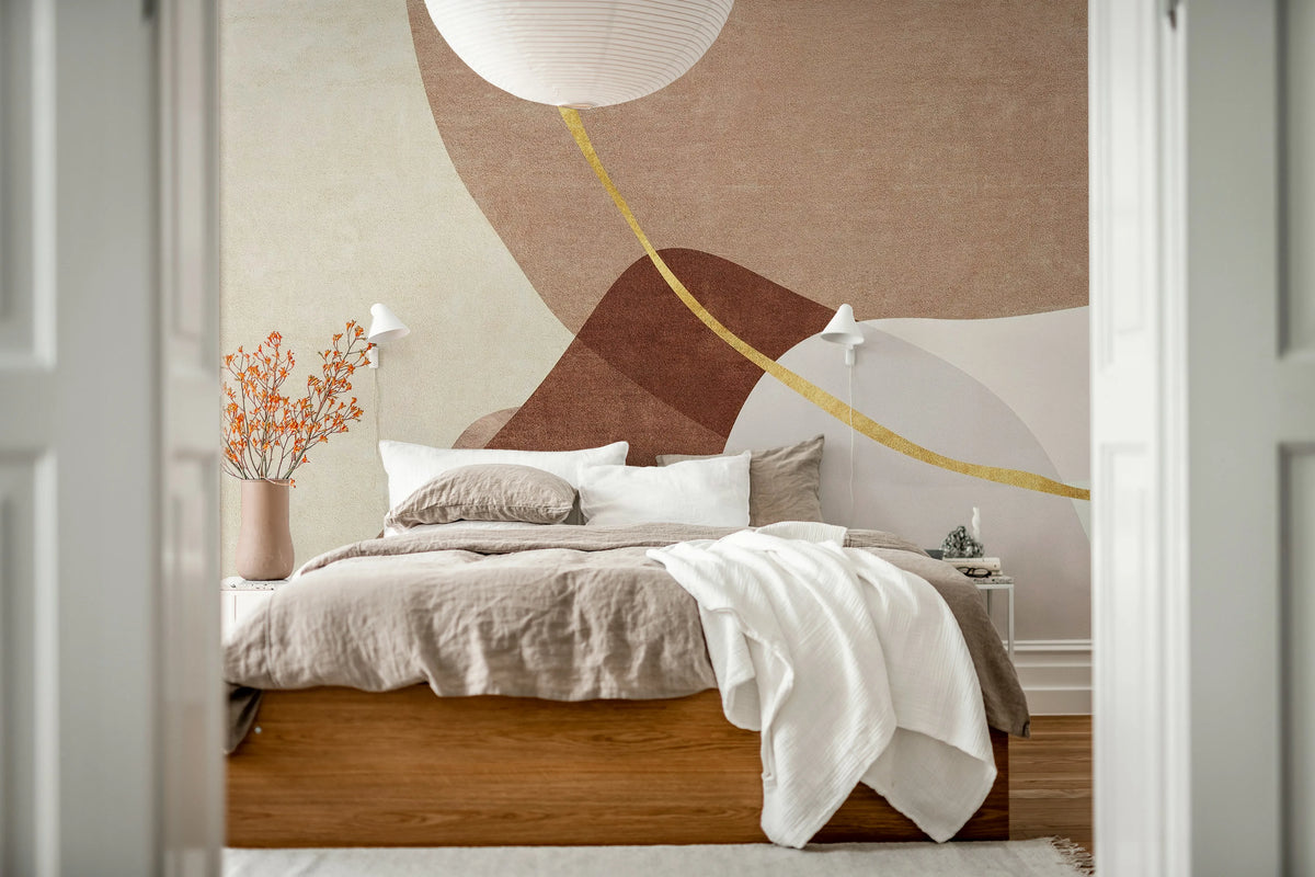 Golden Line, Sand Mural Wallpaper - room preview 03