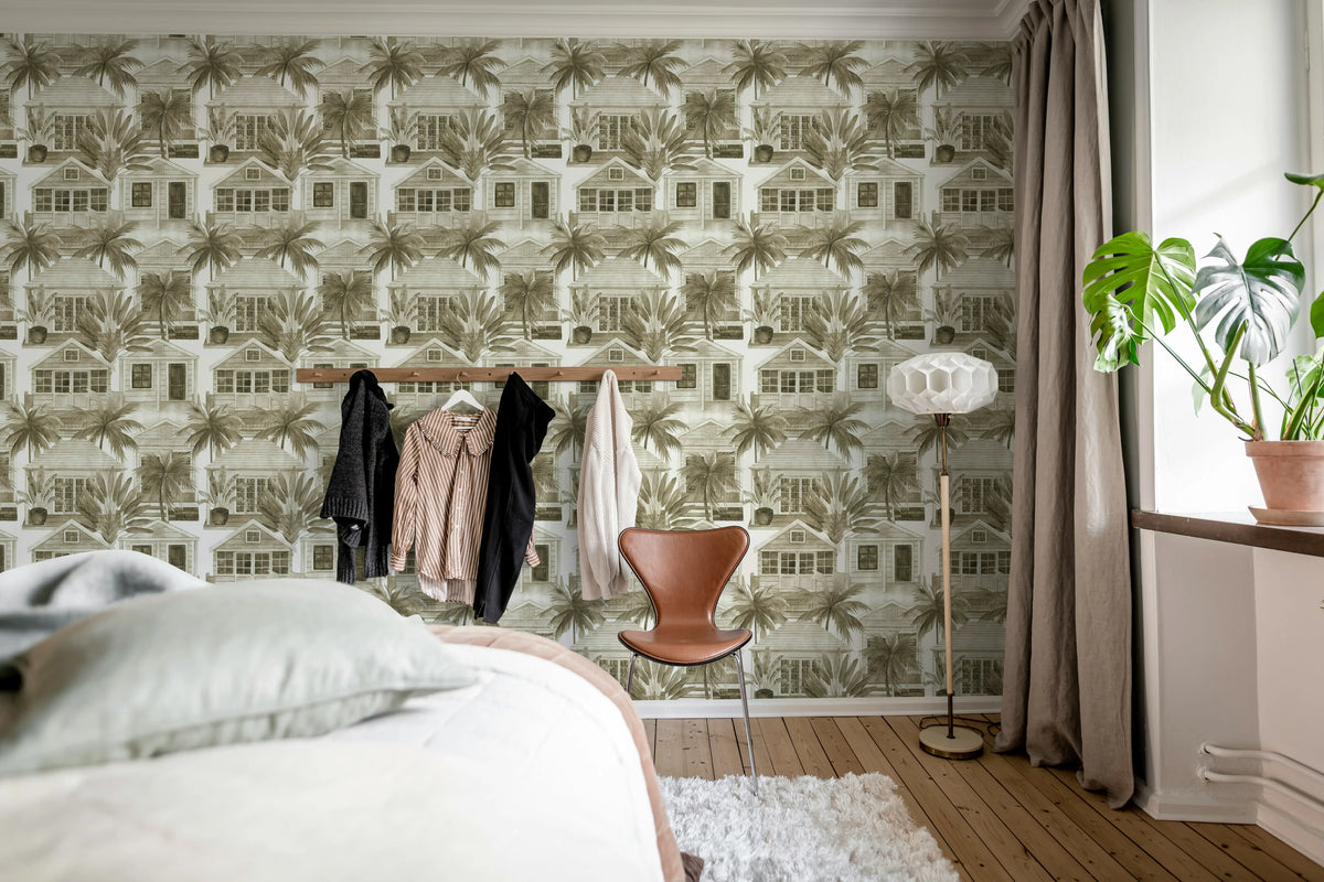 Palm Residence, Sand Mural Wallpaper - room preview 03