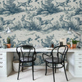 Countryside Tales, Oxford Blue Mural Wallpaper - room preview 03