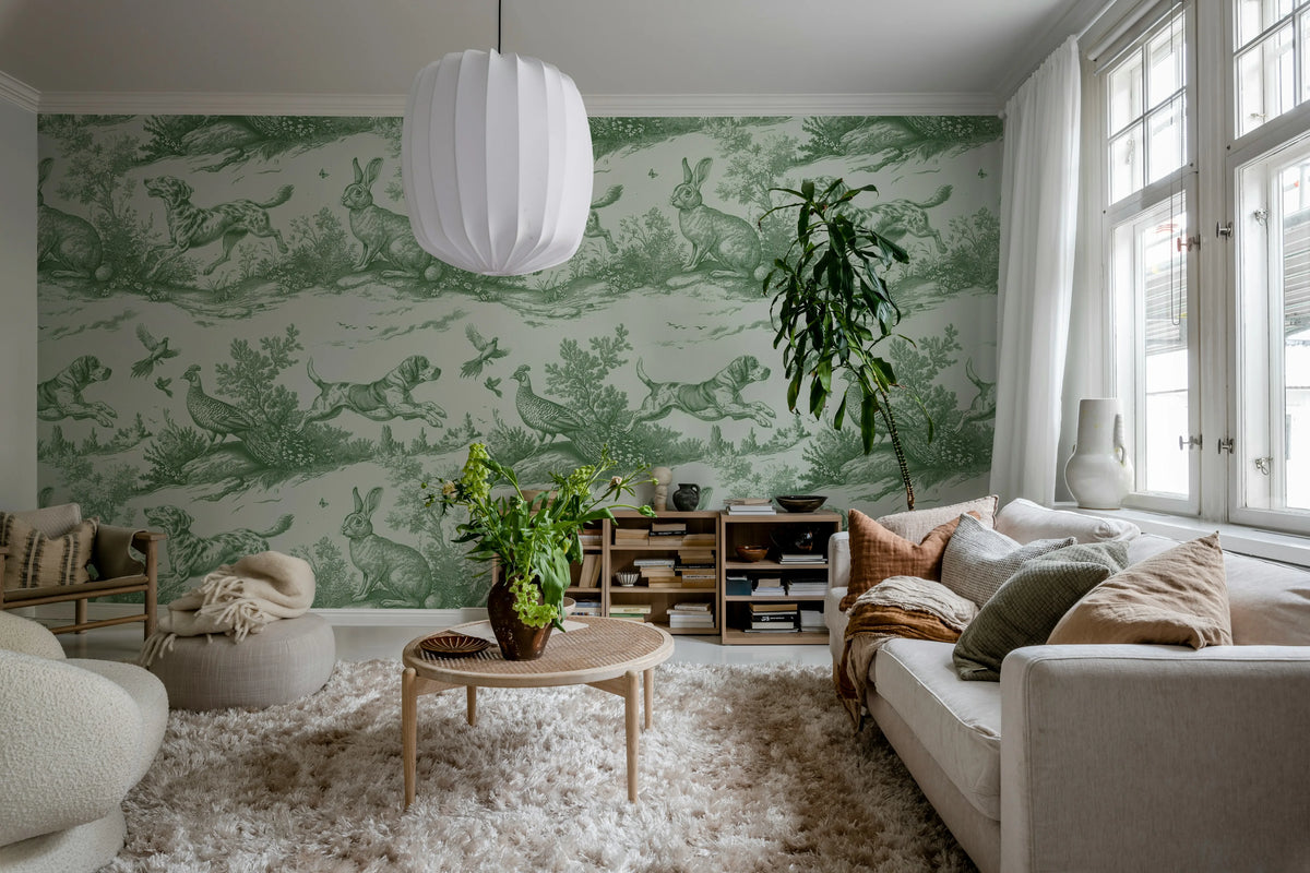 Countryside Tales, Richmond Green Mural Wallpaper - room preview 03