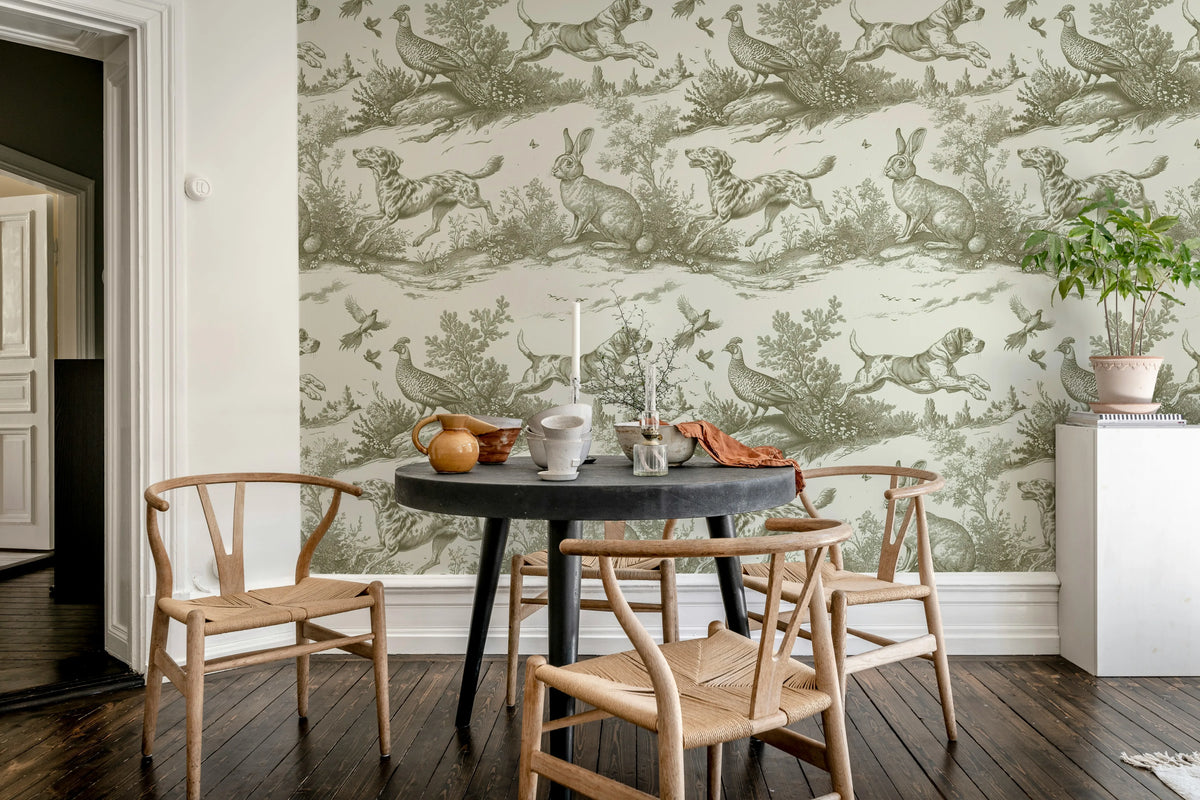 Countryside Tales, Cotswold Cream Mural Wallpaper - room preview 03