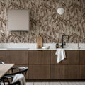 Hanging Branches, Rust Mural Wallpaper - room preview 03