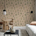 Timeless Flora, Pink Mural Wallpaper - room preview 03
