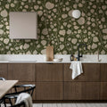 Eternal Vine, Dark Green Mural Wallpaper - room preview 03