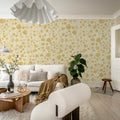 Eternal Vine, Yellow Mural Wallpaper - room preview 03