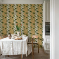 Garden Stripe, Yellow Mural Wallpaper - room preview 03