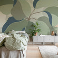 Grand Verdant, Green Mural Wallpaper - room preview 03