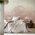 Abstract Watercolor, Pink Mural Wallpaper - room preview 03