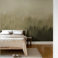 Cloudy Forest, Brown Mural Wallpaper - room preview 03