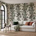 Monkey Climbers, Beige Mural Wallpaper - room preview 03