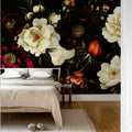 Bouquet of Roses, Red Mural Wallpaper - room preview 03