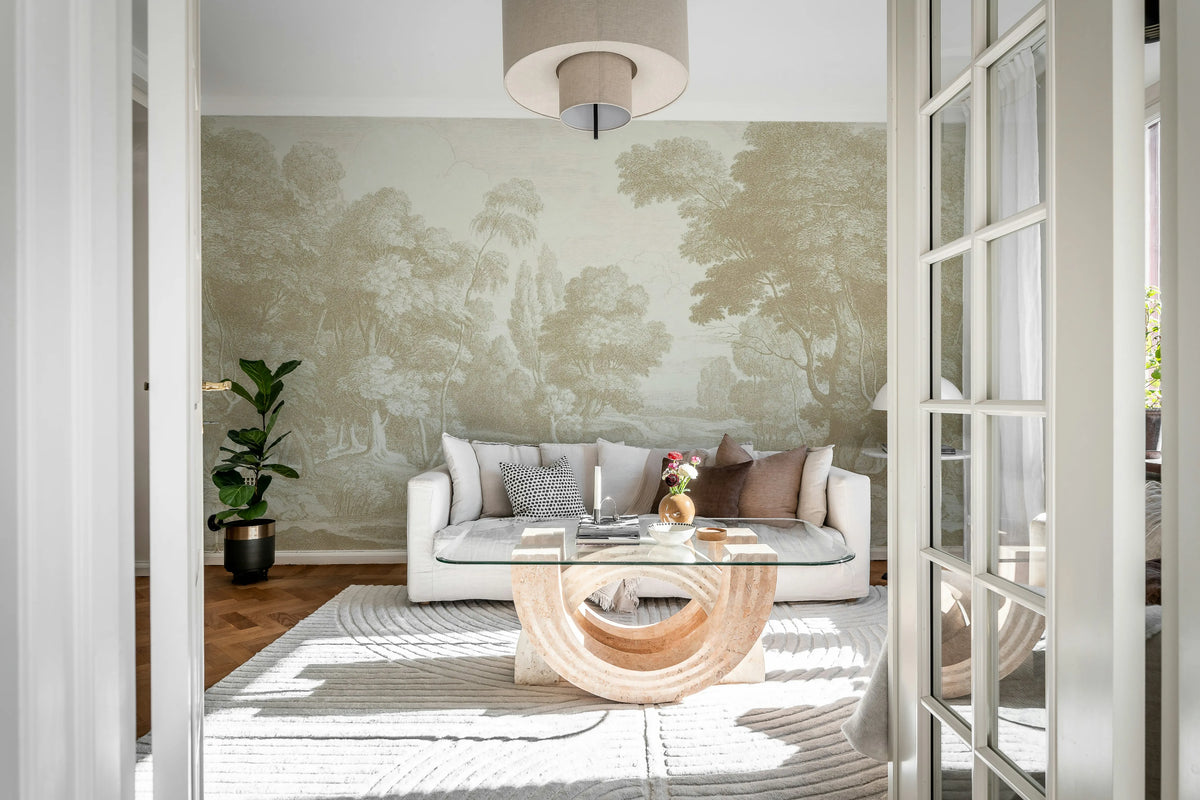 Etching Park, Sand Mural Wallpaper - room preview 03