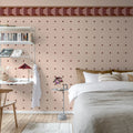 Gentle Manor, Pink Mural Wallpaper - room preview 03