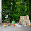 Tropical Landscape, Green Mural Wallpaper - room preview 03