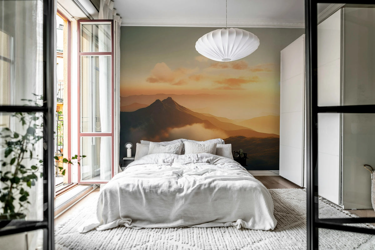 The Summit, Dawn Mural Wallpaper - room preview 03