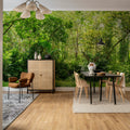Summer Forest, Green Mural Wallpaper - room preview 03
