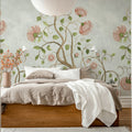 Big Poem, Pink Mural Wallpaper - room preview 03