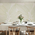 Ruby Lines, Beige Mural Wallpaper - room preview 03