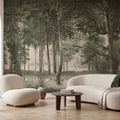 Lovers Forest, Green Mural Wallpaper - room preview 03