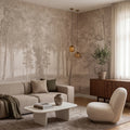 Lovers Forest, Beige Mural Wallpaper - room preview 03