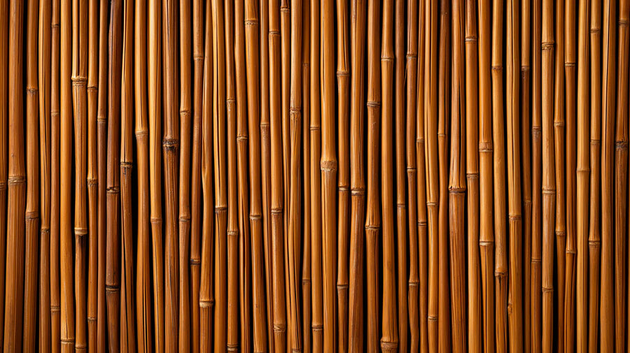 Papier peint mural Tiges de bambou naturel — Papier peint mural Tons de bois organiques printable artwork