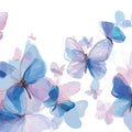 Ethereal Butterfly Swarm Mural Wallpaper — Watercolor Art Mural Wallpaper - room preview 04