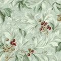 Autumn Berry Vine Mural Wallpaper — Vintage Botanical Illustration Mural Wallpaper - room preview 04