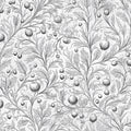 Orchard Sketch Mural Wallpaper — Hand-Drawn Botanical Mural Wallpaper - room preview 04