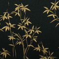 Golden Bamboo Botanical Mural Wallpaper in Charcoal Mural Wallpaper - room preview 04