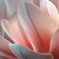 Macro Petal Gradient Mural Wallpaper — Soft Pink Floral Art Mural Wallpaper - room preview 04