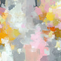 Abstract Impressionist Brushstroke Mural Wallpaper — Multicolored Mural Wallpaper - room preview 04