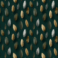 Floating Feather Mural Wallpaper — Modern Metallic Gold and Silver Mural Wallpaper - room preview 04