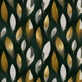 Gilded Feather Mural Wallpaper — Modern Metallic Botanical Mural Wallpaper - room preview 04